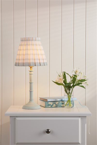 (image for) Laura Ashley Farnworth Table Lamp Matt Green With Shade